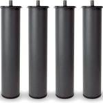 Juego 4 patas cuadradas de 27 cm para base tapizada. Visítenos muebles para tu hogar Badajoz y Alburquerque.