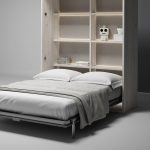 Dormitorio cama abatible 02. Dormitorios de diseño. Dormitorio abatible vertical 150. Dormitorios Badajoz. Dormitorios Alburquerque.