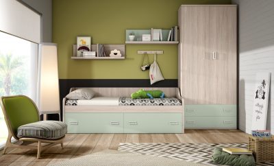 Juvenil Roble y Verde Nube 13 TR. Juveniles Badajoz y Alburquerque. Juveniles a medida con diseños personalizados. Precios irresistibles.