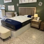 Dormitorio roble rayado