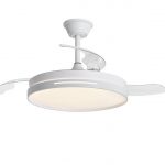 Ventilador techo aspas retractiles